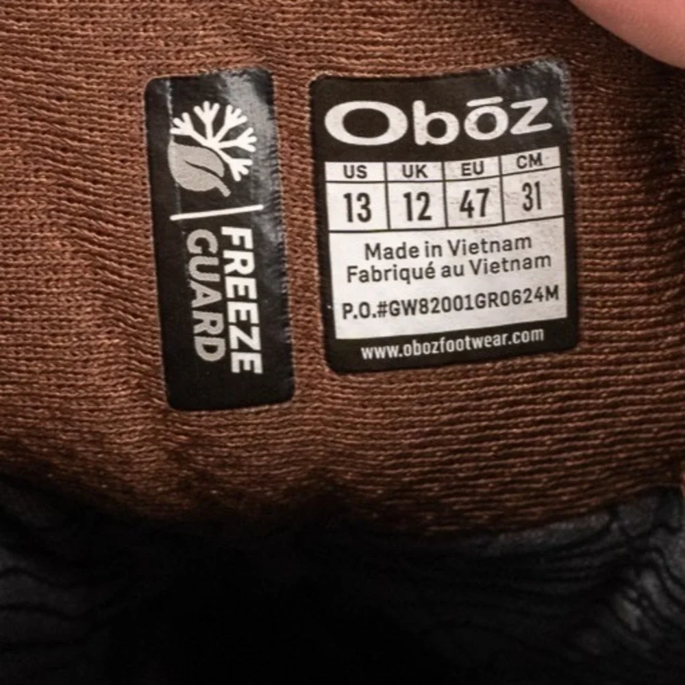 Oboz Bridger 8